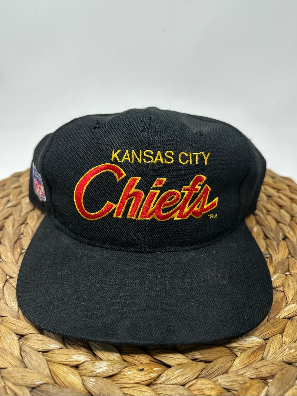 Vintage 1990s NFL Kansas City Chiefs Script Sports Specialties Snapback Hat